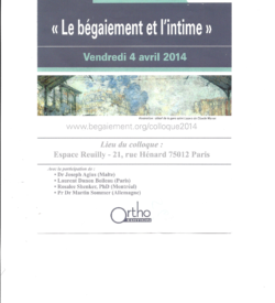 le bégaiement et l'intime